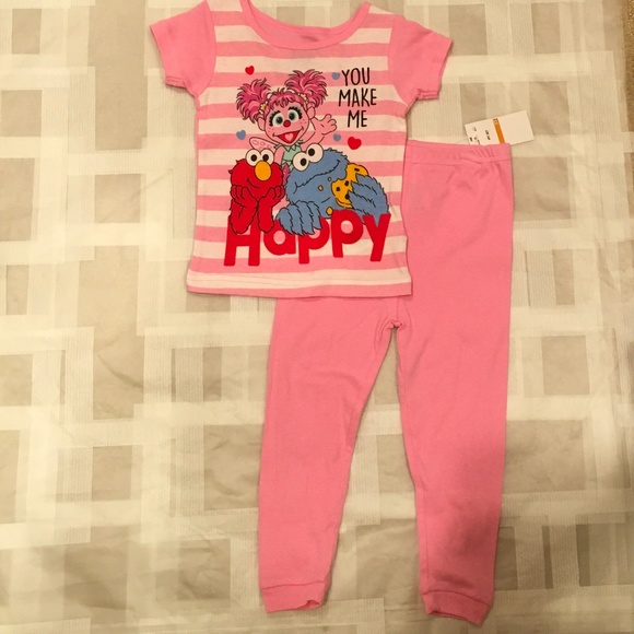 Sesame Street Other - NWOT Sesame Street 2 piece pajama set 100% cotton size 3T.